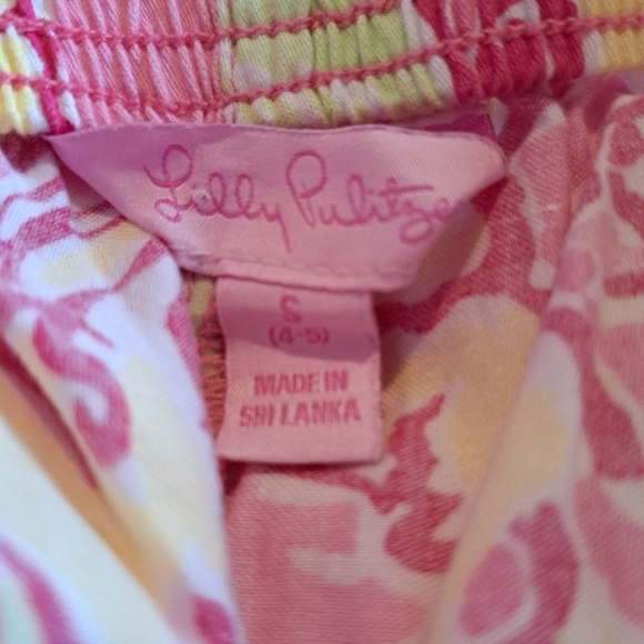 Lilly Pulitzer girls shorts elastic waisted size Small - Picture 3 of 5